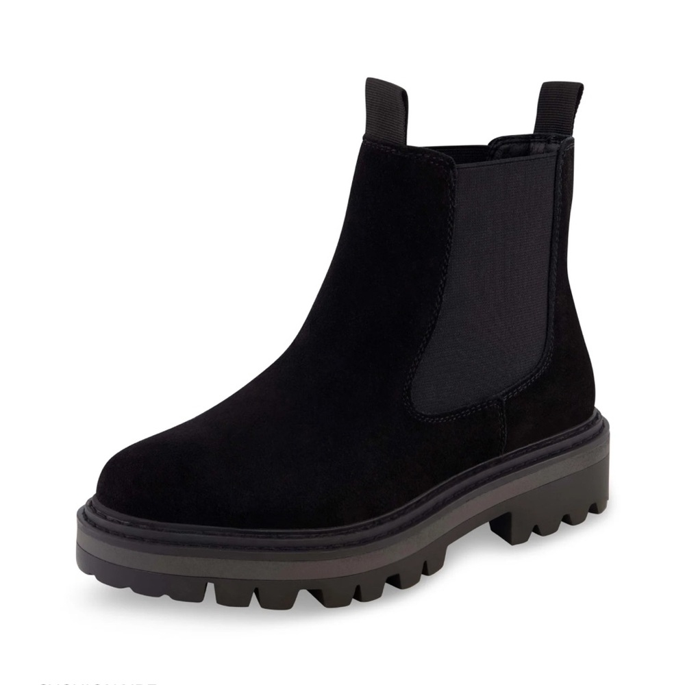 Cushionaire Derby Genuine Suede Women's Chelsea Boot with +Memory Foam